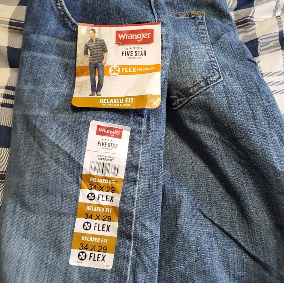 NEW Men Wrangler jeans Size 34X29 - Picture 4 of 5